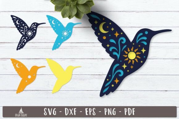 3d Celestial Hummingbird Layered SVG: A Review for Ornaments