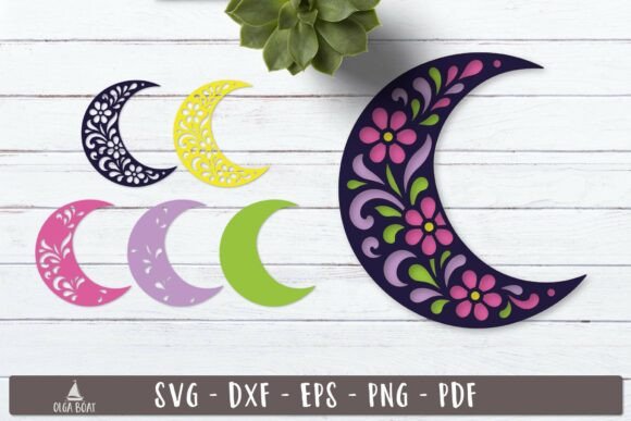 3d Floral Moon Layered SVG Design: A Summer Crafting Review