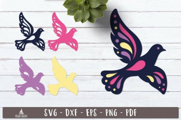 3d Flying Bird SVG Dove Pigeon: A Designer’s Review for Ornaments