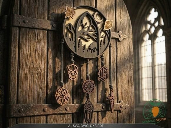 3D Gothic Forest Dreamcatcher Laser File: Signs & Laser Cutting Review