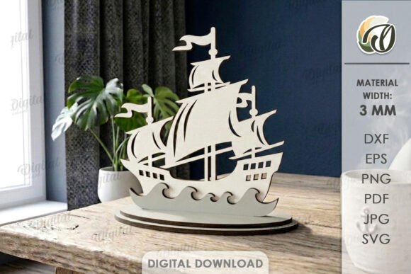 3D Summer Stand Laser Cut