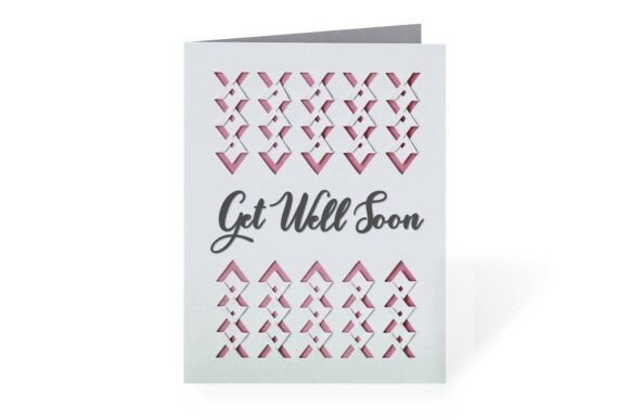 Get Well Soon 3D Fold and Tuck Card SVG